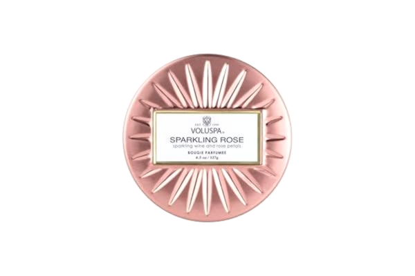 Voluspa  Petite Tin Candle Sparkling Rose 127g