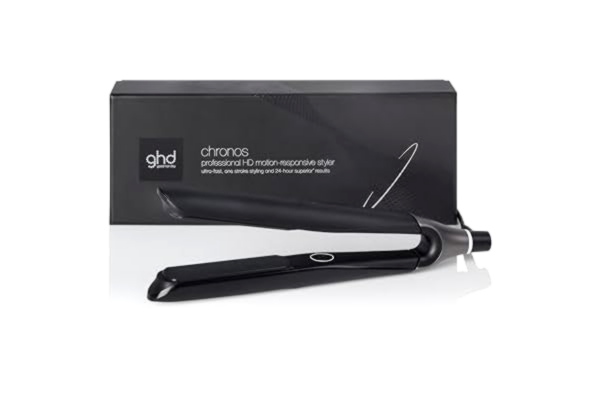 GHD ghd chronos styler black — professionell plattång med ny HD motion-teknik och optimal stylingtemperatur på 185ºC, 3 gånger snabbare