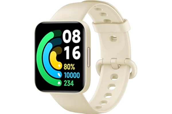 Xiaomi POCO Watch (Ivory), pomiar SpO2, bicie serca, 1,6-calowy wyświetlacz AMOLED, GPS, Wodoodporny ATM, Ivory, Wersja włoska