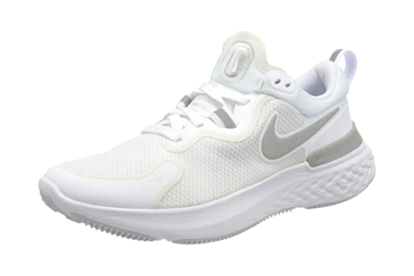 Nike  Wmns React Miler hardloopschoen voor dames, Wit Mtlc Silver Pure Platinum, 42.5 EU
