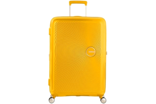 American Tourister  Soundbox - Spinner S Expanderbar Handbagage, 55 cm, 35.5/41 L, Gul (Golden Yellow)