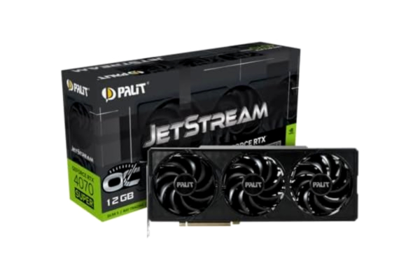 Palit  GeForce RTX 4070 SUPER JetStream OC - 12GB GDDR6X RAM - Näytönohjaimet