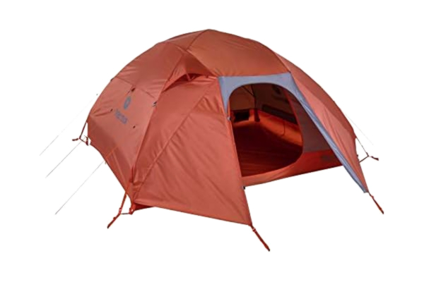 Marmot  Unisex's Vapor 4P Lightweight 4 Person, 4 Man Trekking, Camping Tent, Absolutely Waterproof, Burnt Ochre