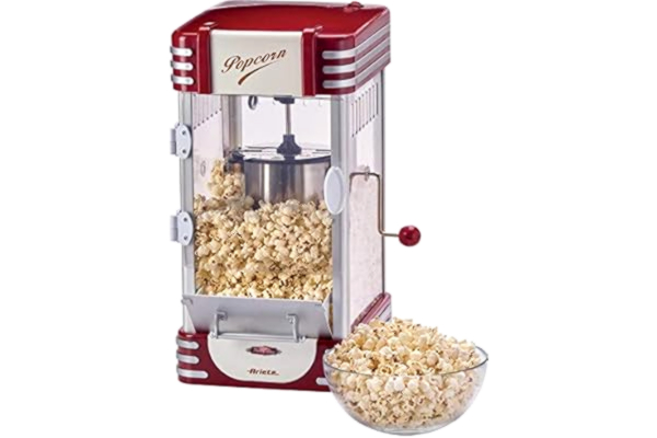 Ariete  2953 Party Time Machine Popcorn Popper XL-2953, Metall, Röd