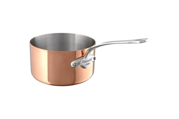 Mauviel  16 cm M'Heritage 150c kopparkastrull med handtag i rostfritt stål
