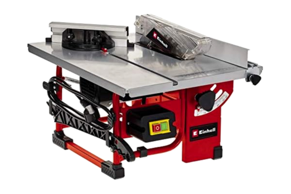 Einhell  TC-TS 200 Table Saw | Angle Cuts (To 45°), Angle Stop (+/- 60°) For Mitre Cuts, Dust Extraction Adaptor | Powerful, Compact And Portable Circular Bench Saw For Woodworking