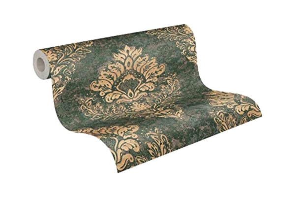 Living Walls Livingwalls Vliestapete Metropolitan Stories Barocktapete mit Ornamenten Alena St. Petersburg 10,05 m x 0,53 m beige braun grün 379011 37901-1