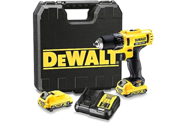 Dewalt DEWALT DCD710D2-QW Kompakt Borrmaskin/Skruvdragare 12V med 2x2.0Ah Batterier