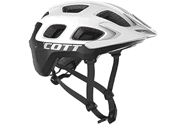 Scott  275202 Casque de vélo Unisexe pour Adulte, Blanc/Noir, Taille M