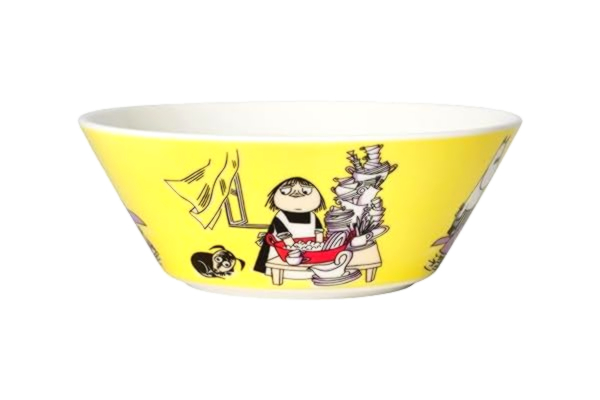 Arabia Arabisk mumin skål 15 cm misabel gul