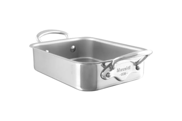 Mauviel 1830 - M'Minis 511718 - stekplatta - 18 x 14 cm, Färg: silverfärger