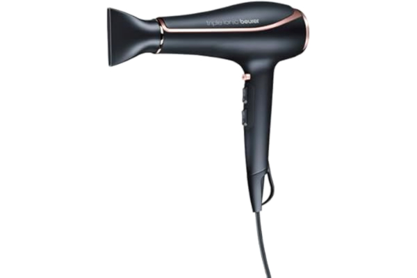 Beurer  HC 80 joner hårtork 2 200 watt AC-motor, mot statisk laddning, med stylingmunstycke och volymdiffusor