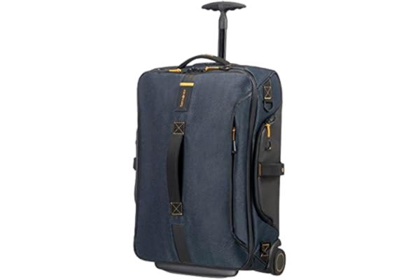 Samsonite SAMSONITE Paradiver Light Duffle avec Roues Strictcabine, 55 cm, 48,5 L, Jeans Bleu