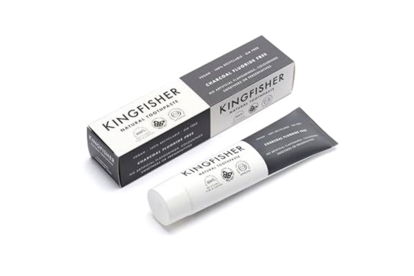 Kingfisher Natural Kingfisher Charcoal Natural Toothpaste 100 ml (1 enhet)