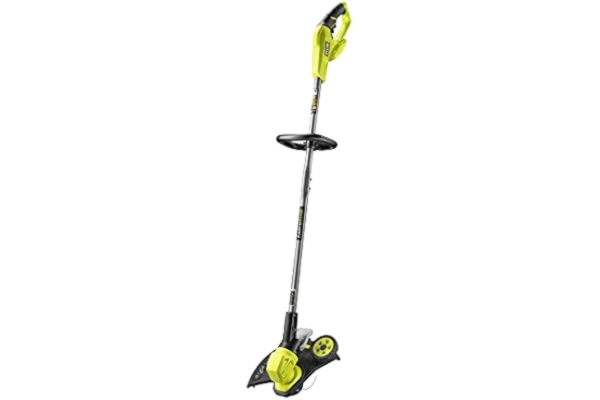 Ryobi 18 V ONE+ sladdlös grästrimmer med hjulstyrning RY18LT33A-0 (33 cm kantskärfunktion med fotstyrning, trådspole 1 x 1,65 mm, utan batteri och laddare)