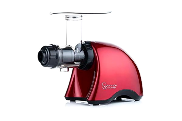 Omega Juicers Sana By Omega 707 Rouge - Extracteur De Jus Horizontal