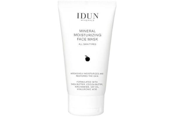 Idun Minerals IDUN Minerals Djupt Återfuktande Ansiktsmask med Niacinamid och Hyaluronsyra. Passar som nattmask och för känslig hy. 50milliliters