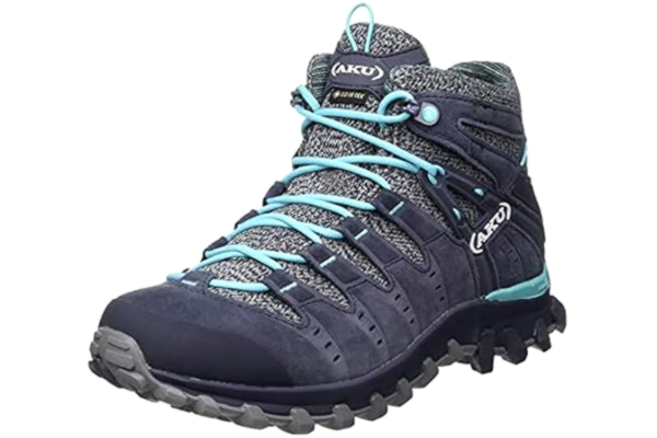 AKU  Damskie buty łodzi Alterra Lite Mid GTX W's, 7 UK, Antracytowy jasnoniebieski, 39/40 EU