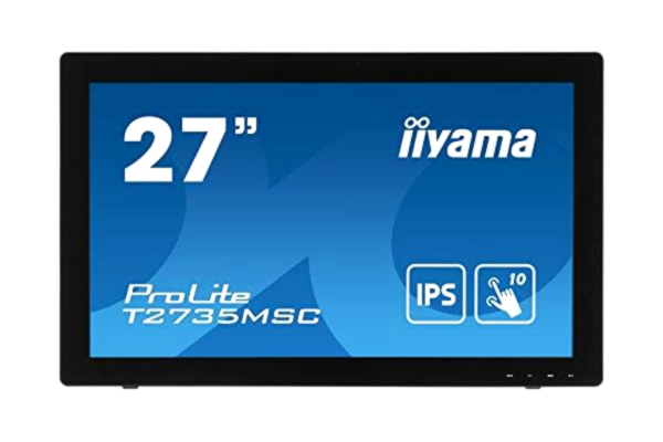 Iiyama 27" iiyama MultiTouch T2735MSC-B3 DSub/DVI/HDMI/Spks