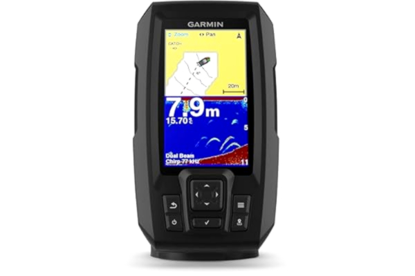 Garmin  Striker Plus 4 ink akterspegelsgivare D/T 77/200kHz 4-pin