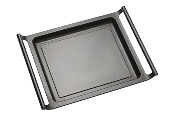 BRA  Efficient - Plancha, 35 cm, Fonte d’Aluminium avec Revêtement Antiadhésif Teflon Platinum Plus sans PFOA, Compatible Tous Feux Dont Induction