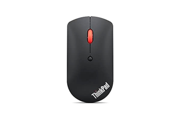 Lenovo  ThinkPad Bluetooth Silent Datormus, Svart, Röd, 107 x 58 x 29 mm