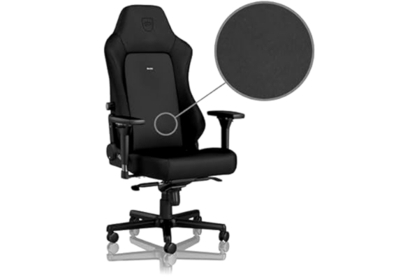 Noblechairs noblechairs Hero spelstol - kontorsstol (var svart, PU-syntetiskt läder)