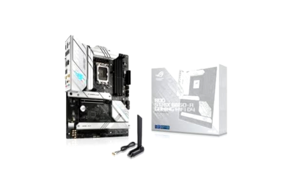 Asus ASUS ROG Strix B660-A Gaming WiFi D4 moederbord sokkel Intel LGA 1700 (Intel B660, ATX, DDR4 geheugen, PCIe 5.0, WiFi 6, 3x M.2, Aura Sync)