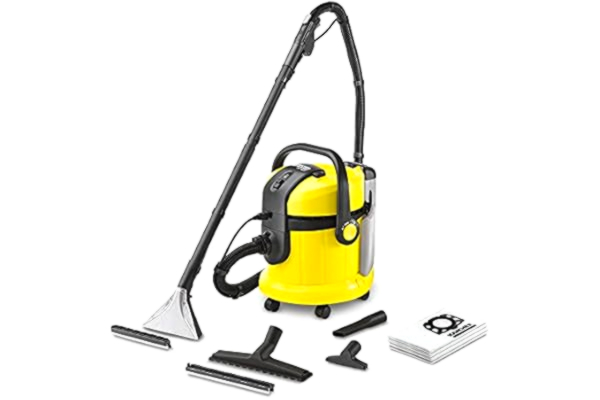 Kärcher  tapijtreiniger SE 5.100, 2-in-1 sproei-extractiereiniging, 2-tank systeem (1400 W, luchtverplaatsing 70 l/s, vacuüm 210 mbar, werkbreedte 23 cm, waterreservoir 4 l)