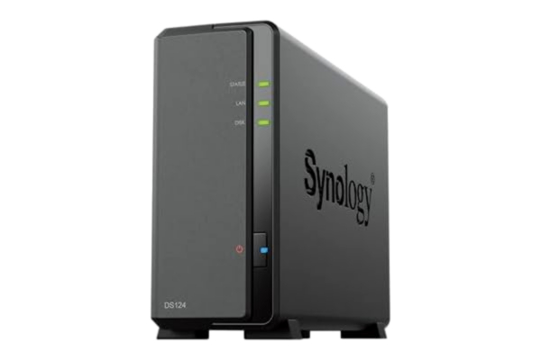 Synology  1-Bay DiskStation DS124 (Diskless) Black