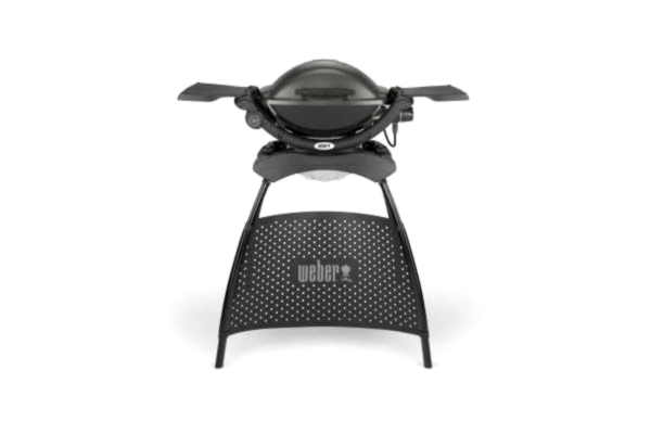 Weber  Q1400 elektrische grill, 43 x 32 cm, met voet, donkergrijs (52020879)