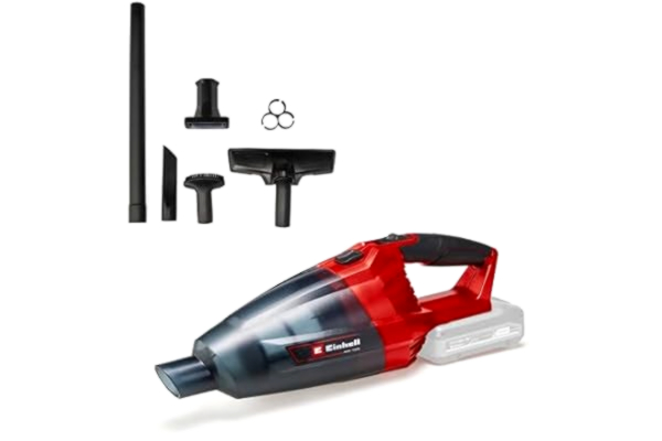 Einhell  Sladdlös dammsugare TE-VC 18 Li-Solo Power X-Change (Li-Ion, 18 V, 540 ml dammbehållare, inkl. 3 munstycken, förlängning, väggfäste, utan batteri och laddare)