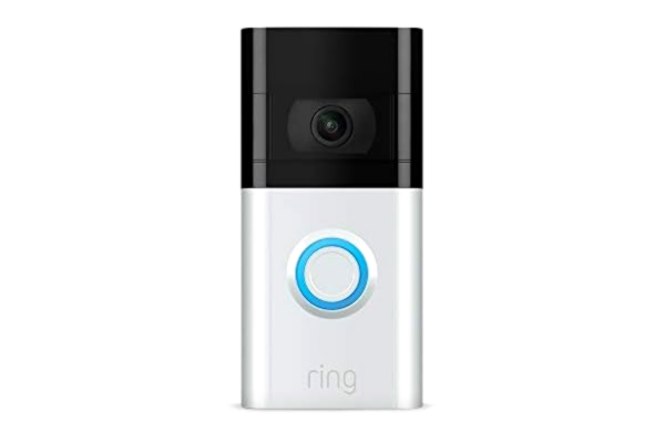 Ring  Video Doorbell 3 by Amazon | HD video, improved motion detection, and easy installation | With 30-day free trial of Ring Protect Plan