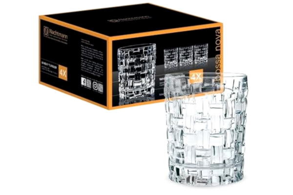 Nachtmann  Whiskyglas, set med 4, kristall, 330 ml, Bossa Nova, 92076