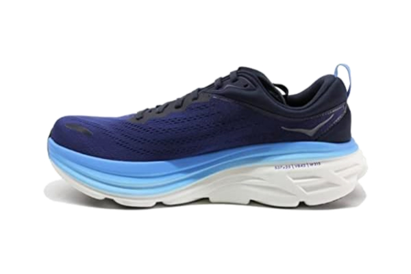 Hoka One One HOKA ONE ONE Heren M Bondi 8 Sneaker, Outer Space/All Aboard, 10 UK, Buitenruimte Alles aan boord, 42.5 EU