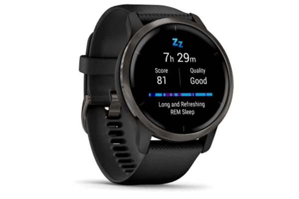 Garmin  Venu 2 Svart, smartwatch, GPS, AMOLED