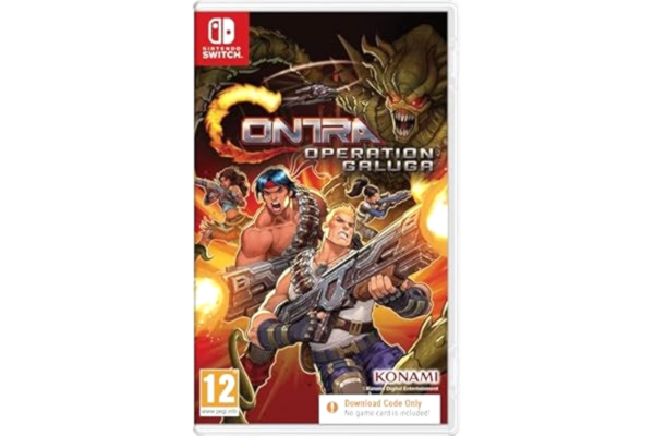Konami Contra: Operation Galuga (Kod för nedladdning av spelet i lådan) - Switch