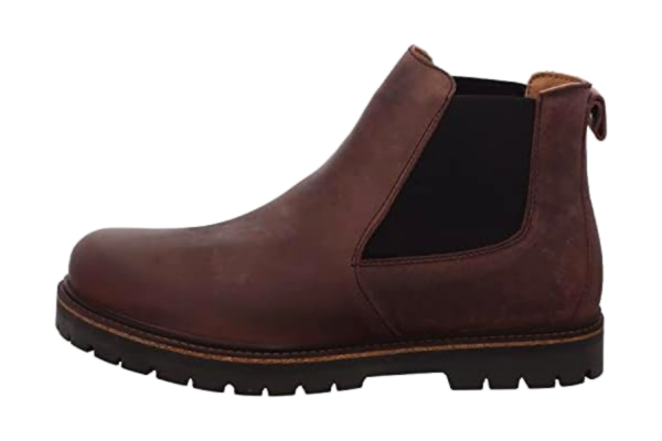 Birkenstock BIRKENSTOCK Stalon Bottes pour adulte en cuir nubuck normal, marron moyen, 46 EU