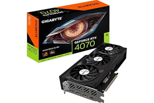 Gigabyte GIGABYTE GeForce RTX 4070 WindForce 3 OC - 12GB GDDR6X RAM - Näytönohjaimet