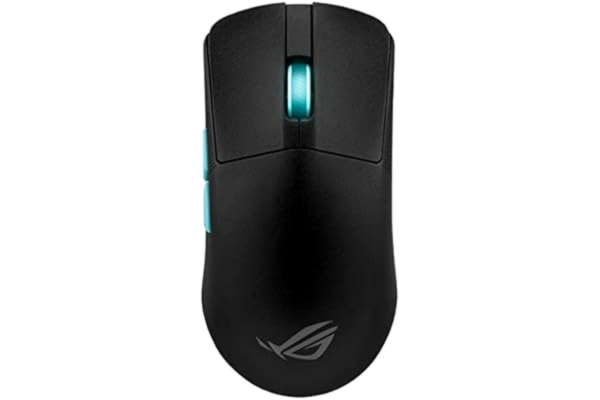 Asus ASUS ROG Harpe Ace Aim Lab Edition - Lätt trådlös spelmus, 54 g, ROG AimPoint 36 000 PPP, Trippel anslutning, Microswitch ROG, 5 programmerbara knappar, Justera profiler med Aim Lab