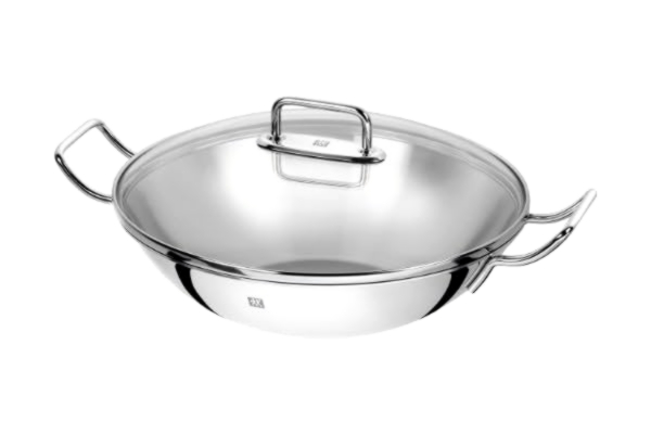 Zwilling ZWILLING Plus - Rund - wok/stegepande - rustfrit stål - rustfrit stål - aluminium - glas - rustfrit stål - glas (40992-332-0)