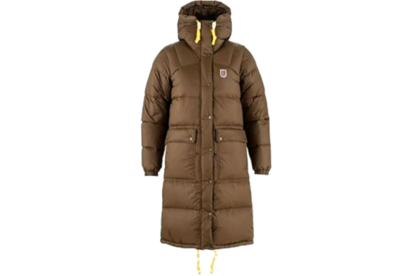 Fjällräven FJALLRAVEN 86126-299 Expedition Lång Down Parka W Jacka Dam Mörk Oak Storlek XL