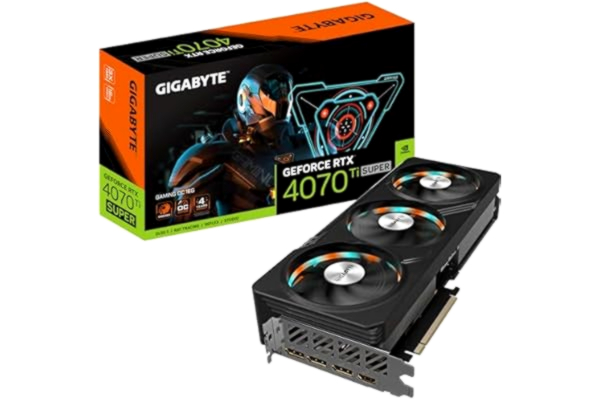 Gigabyte GIGABYTE GeForce RTX 4070 Ti SUPER GAMING OC - 16GB GDDR6X RAM - Näytönohjaimet