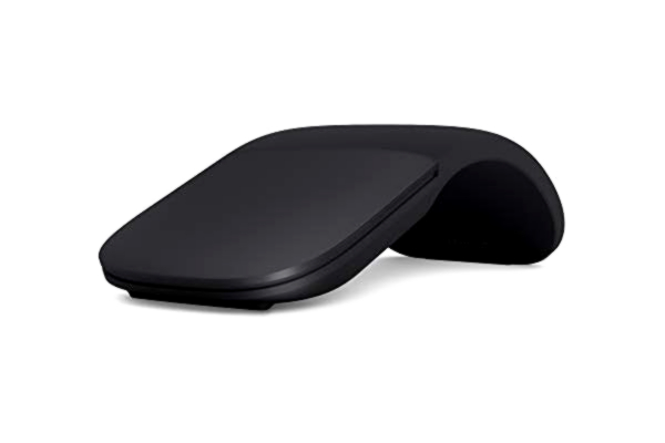 Microsoft  Arc Mouse Bluetooth Blue Trace - muizen (rechts, Blue Trace, Bluetooth, zwart)