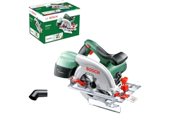Bosch  Home and GardenBosch cirkelsåg PKS 55 A (1 200 watt, i kartong)