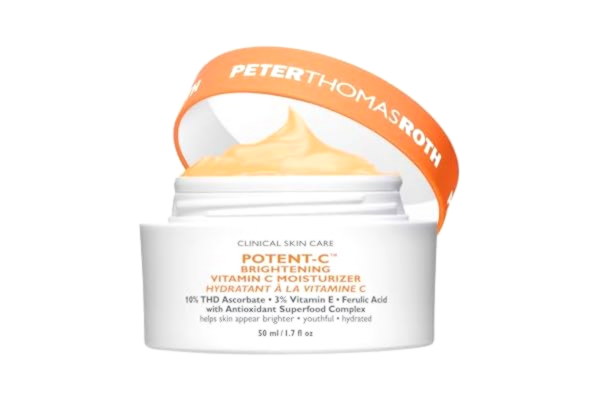 Peter Thomas Roth  - Potent-C Brightening Vitamin-C Moisturizer – C-vitamin kräm med 10 % THD askorbat, E-vitamin, ferulinsyra & superfoods, ger lyster och jämnar ut hudtonen