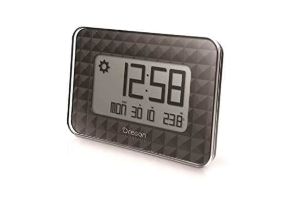 Oregon Scientific OREGON SCIENTIFIC Digitale wandklok binnentemperatuur; radiogestuurde klok (EU, UK, US); kalender; zwart JW208B
