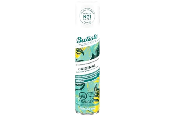 Batiste  Torrschampo original, torrt schampo för att fräscha upp och styla håret, hårvårdsspray utan sköljning, voluminös hårstyling med den uppfriskande citrusfruktdoften, 200 ml (1-pack)