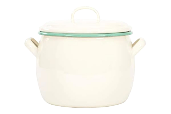 Kockums Jernverk  Gryte 4 liter, kremfarget