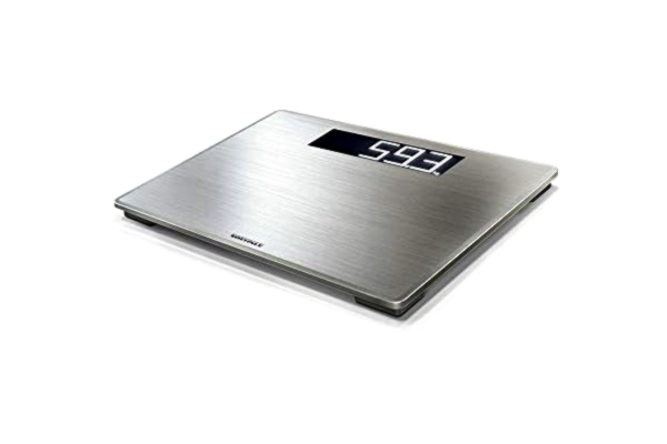 Soehnle  Style Sense Safe 300 Digital Scale, Bathroom Scale with XL LED Screen and Extra-Thin Design, Personal Scale, Stainless Steel